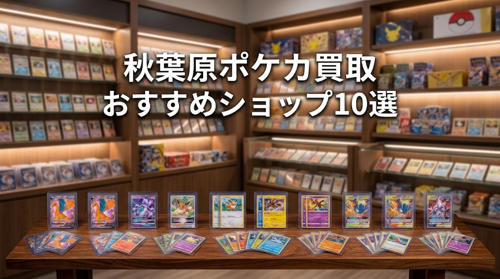 秋葉原ポケカ買取おすすめショップ10選を徹底比較画像