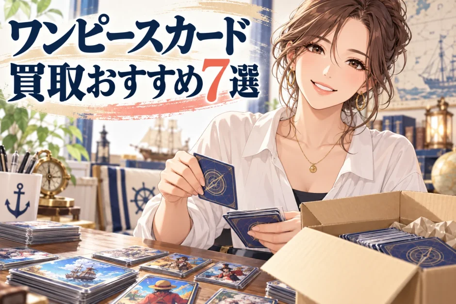 ワンピースカード買取おすすめ7選｜ワンピースカードを売るならどこ？ アイキャッチ