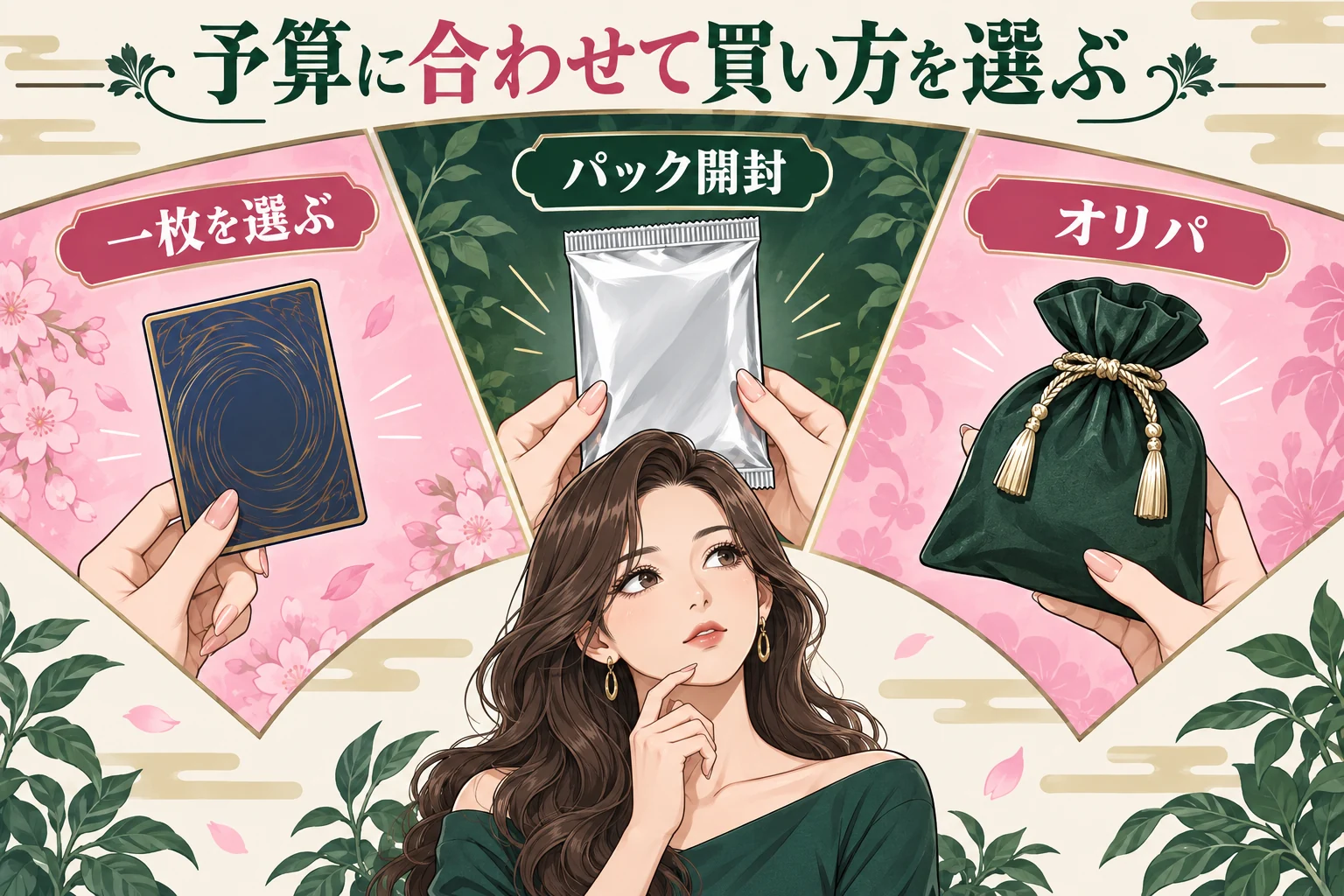 少額から楽しむための予算と購入方法を説明する漫画図解