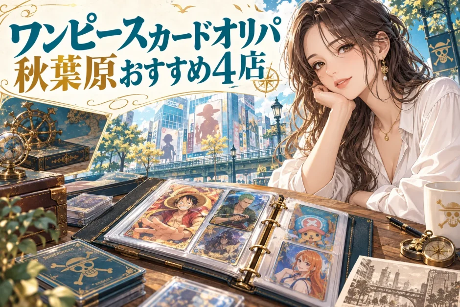 ワンピースカードオリパ秋葉原のおすすめ4店 アイキャッチ